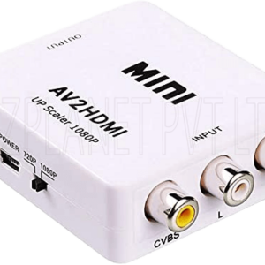 AV → HDMI Converter (Composite RCA to HDMI) – 720p / 1080p Output, Plug-and-Play