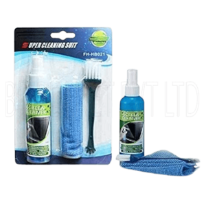 Laptop Screen Cleaning Kit – Screen Cleaning Spray with Microfiber Cloth (Streak-Free, Anti-Static)