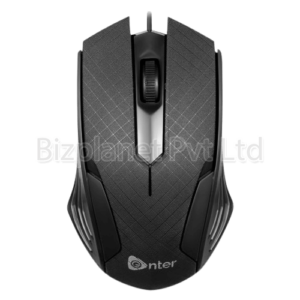 Enter Cursor 2 USB Optical Mouse – 1000 DPI, Ambidextrous Design