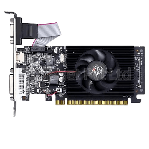 Enter E‑GT610 2GB DDR3 Graphics Card – PCIe x16, HDMI/DVI/VGA, Single Fan