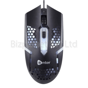 Enter FastClick USB Optical Mouse – 1000 DPI, 4-Button, Ergonomic Design