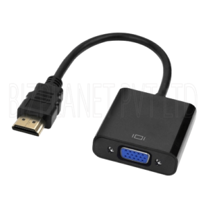 HDMI → VGA Converter Adapter – Active Digital-to-Analog, Supports up to 1080p @ 60Hz, Plug-&-Play