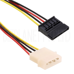 Molex to SATA Power Cable Adapter – 6″, Supports 2.5″ & 3.5″ Drives