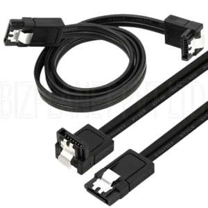 Long SATA Data Cable – Flexible 6 Gbps, Secure Latching Connector, Ideal for Extended Drive Placement