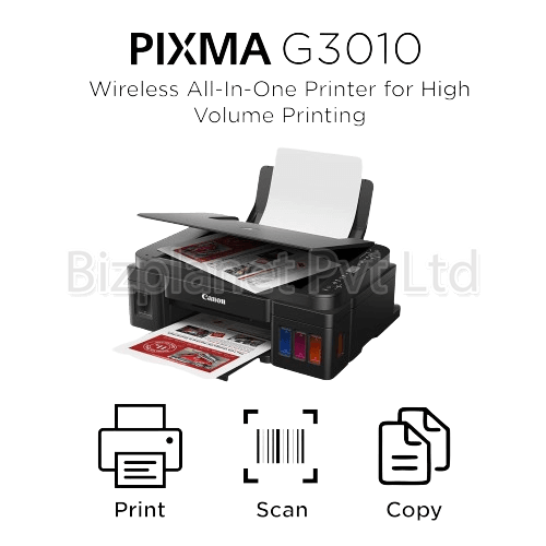 Canon PIXMA G3010 Wireless Ink-Tank All-in-One Printer – Print / Scan / Copy - Image 2