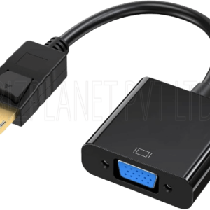 DisplayPort to VGA Adapter – 1080p, For PC / Laptop / Projector