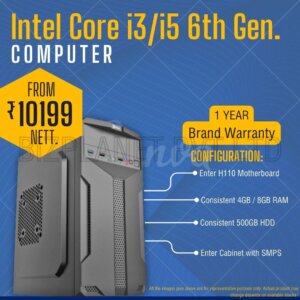 Intel i3/i5 6th Gen Desktop PC