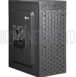 Enter Neptune Cabinet with 500W SMPS – Mini-ATX Mid-Tower Case, Dual USB + Audio I/O, Built-In Power Supply