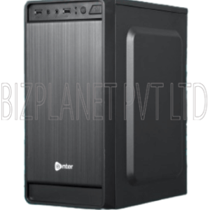 Enter Pluto Mid-Tower PC Cabinet with SMPS – Mini-ATX, USB 1.1, Audio I/O, Compact 255×165×340 mm