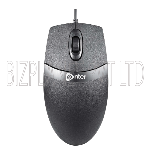 Enter StyleType Pro Wired Keyboard & Mouse Combo – USB Plug-and-Play, 1000 DPI Optical Mouse, 105-Key Slim Keyboard - Image 2