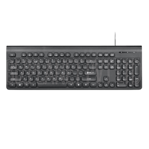 Enter StyleType Pro Wired Keyboard & Mouse Combo – USB Plug-and-Play, 1000 DPI Optical Mouse, 105-Key Slim Keyboard - Image 3