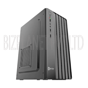 Enter Synergy Cabinet with SMPS – Mid-Tower Mini-ATX Case (Supports mATX), USB 1.1, Audio I/O, Pre-Installed PSU