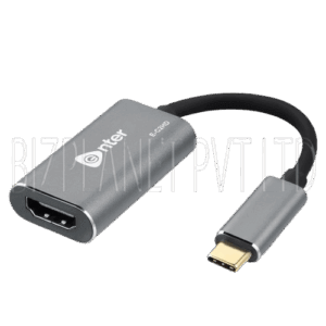 Enter E-C2HD USB-C to 4K HDMI Multiport Adapter – 4K @ 30 Hz or 1080p @ 60 Hz, Aluminum Body, Plug-and-Play