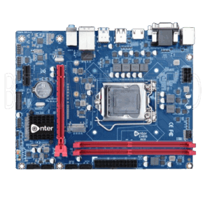 Enter H510 LGA1200 Motherboard – Intel 10th/11th Gen i3/i5/i7 Support, M.2 NVMe, DDR4, PCIe, SATA, USB, VGA, LAN