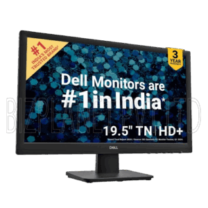 Dell 19.5″ (HD+) LED Monitor – 1600×900, TN Panel, HDMI & VGA, 5ms, Tilt, VESA, 3-Year Warranty