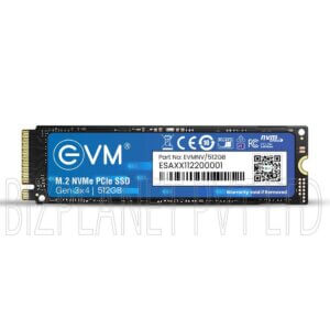 EVM 512 GB NVMe Internal SSD (M.2 2280) – PCIe Gen3×4, Up to 1950 MB/s Read, 5-Year Warranty